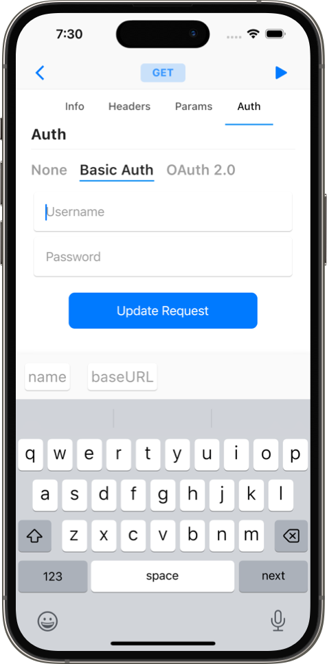 Authenticating Requests - API Bot